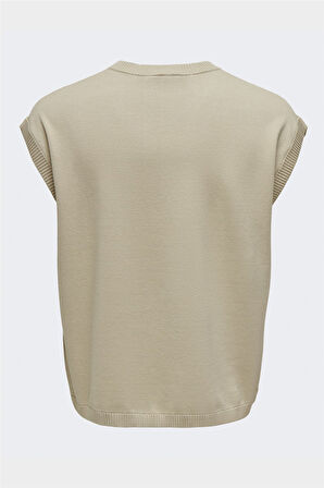 ONSLUSIM LIFE RLX 12 V-NECK VEST KNIT Erkek Gri Yelek - 22030784