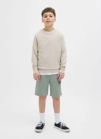 Jack & Jones Lastikli Bel Normal Yeşil Erkek Çocuk Şort 12269948