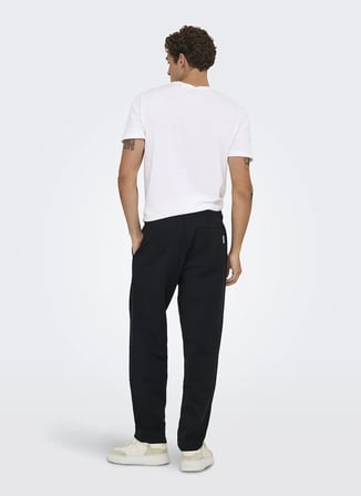 Only & Sons Siyah Erkek Sweatpant 22031973 ONSCONNOR PANTS SWEAT NOOS