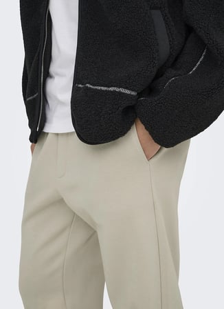 Only & Sons Bej Erkek Sweatpant 22031973 ONSCONNOR PANTS SWEAT NOOS