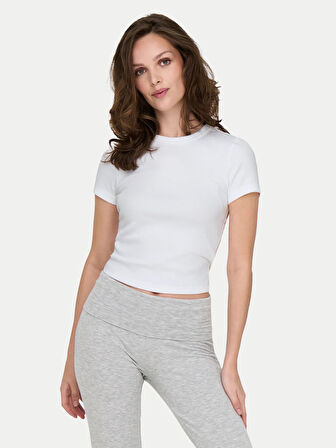 Only Onlval Life S/S O-Neck Top Kadın T-shirt 15339774