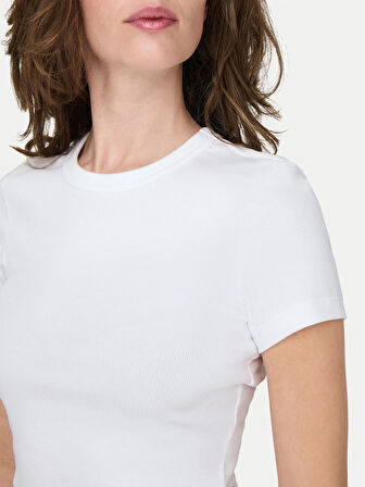 Only Onlval Life S/S O-Neck Top Kadın T-shirt 15339774