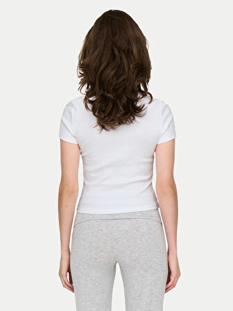 Only Onlval Life S/S O-Neck Top Kadın T-shirt 15339774