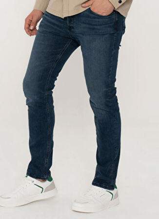 Jack & Jones Normal Bel Slim Straight Erkek Denim Pantolon 12270565_JJITIM JJORIGINAL AM 812