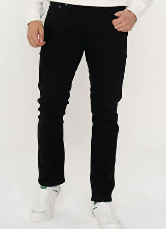 Jack & Jones Düşük Bel Slim Straight Siyah Erkek Denim Pantolon 12270563_JJITIM JJORIGINAL MF 816