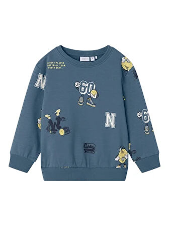 Name it Erkek Çocuk Baskılı Sweatshirt