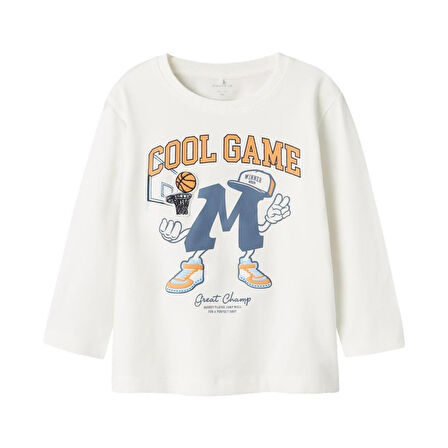 Name it Erkek Çocuk Baskılı Uzun Kollu T-shirt