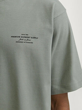Jack Jones Blachad Brandıng Erkek Tişört 12259357
