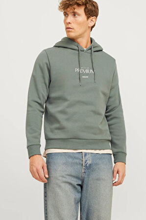 Jack & Jones Jprblaharold Kapüşonlu Erkek Sweat 12271193