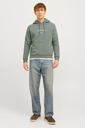 Jack & Jones Jprblaharold Kapüşonlu Erkek Sweat 12271193