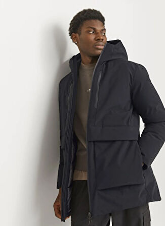 Jack & Jones Siyah Erkek Mont JCOCHARLIE PARKA JACKET BF