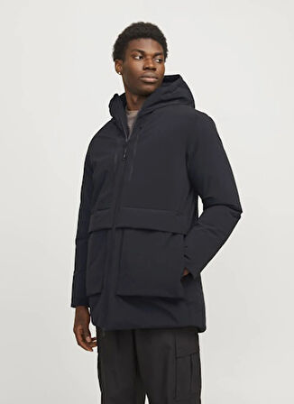 Jack & Jones Siyah Erkek Mont JCOCHARLIE PARKA JACKET BF