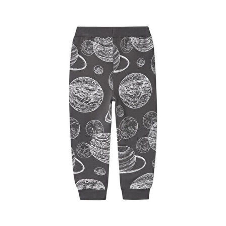 Name it Erkek Çocuk Gri Nasa Baskılı Eşofman Altı