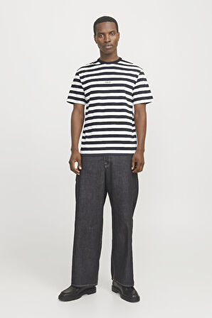 JORVESTERBRO NEWTON STRIPE TEE SS CN SİYAH-BEYAZ