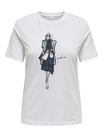 Only Emma Lıfe Regular Fit Kadın Tişört 15329752