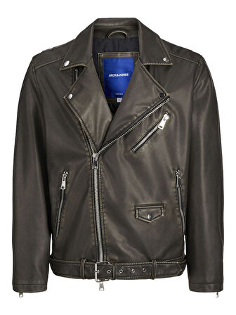 SİYAH ERKEK DERİ CEKET 12267070