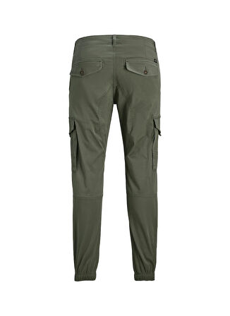 Jack & Jones Lastikli Paça Yeşil Erkek Kargo Pantolon 12139912_JPSTPAUL FLAKE CARGO NOOS