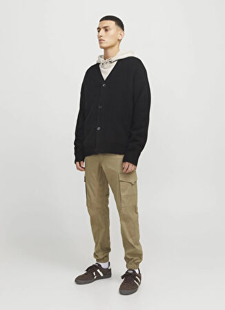 Jack & Jones Lastikli Paça Kahve Erkek Kargo Pantolon 12139912_JPSTPAUL FLAKE CARGO NOOS