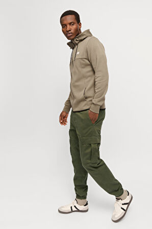 Jack & Jones Erkek Jpstkane Rahat Kalıp Kargo Pantolon 12268261 Haki