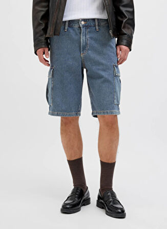 Jack & Jones Denim Şort, L, Mavi