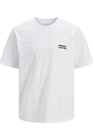 JORVESTERBRO BACK TEE SS CREW NECK P.BEYAZ