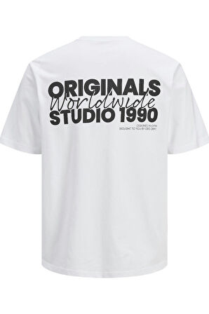 JORVESTERBRO BACK TEE SS CREW NECK P.BEYAZ