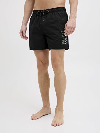 Jack & Jones Erkek Çift Logolu Deniz Şortu - Maui Serisi 