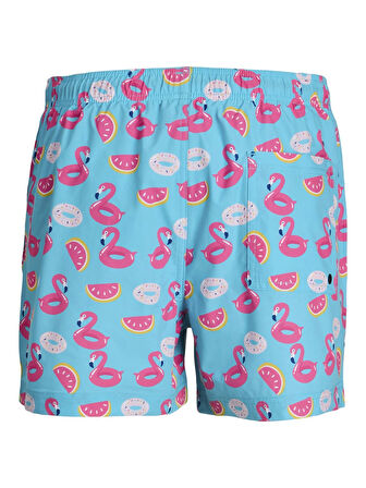 Jack & Jones JPSTMAUI JJSWIM Erkek Desenli Deniz Şortu - Hızlı Kuruyan Kumaş 