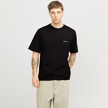 Jack Jones Tişört Split Back Crew Neck