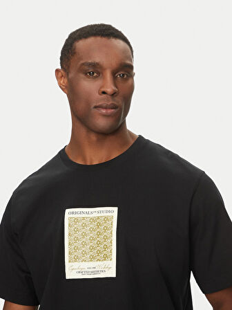 Jack&Jones Jorislington Aop Front Tee Ss Crew Neck Erkek T-shirt 12273019