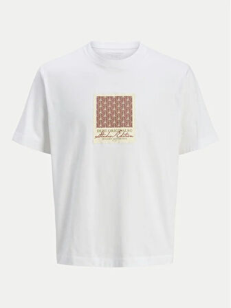 Jack&Jones Jorislington Aop Front Tee Ss Crew Neck Erkek T-shirt 12273019