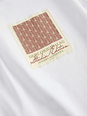 Jack&Jones Jorislington Aop Front Tee Ss Crew Neck Erkek T-shirt 12273019