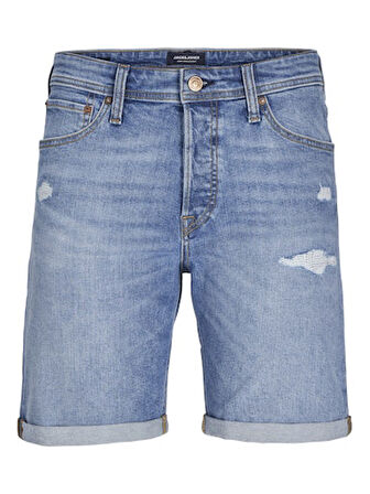 JACK JONES Erkek Blue Denim Shorts 12269612
