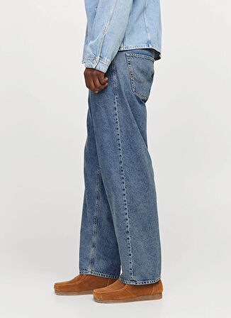 Jack & Jones Normal Bel Bol Kesim Mavi Erkek Denim Pantolon 12269484_JJIALEX JJORIGINAL SQ 060