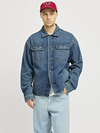 Jack Jones Chase Overshırt Erkek Jean Gömlek 12249029