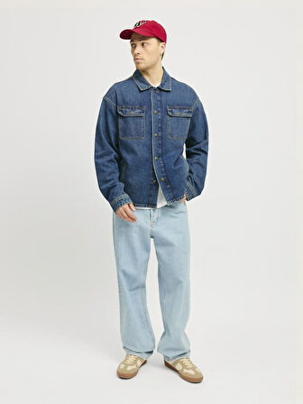 Jack Jones Chase Overshırt Erkek Jean Gömlek 12249029