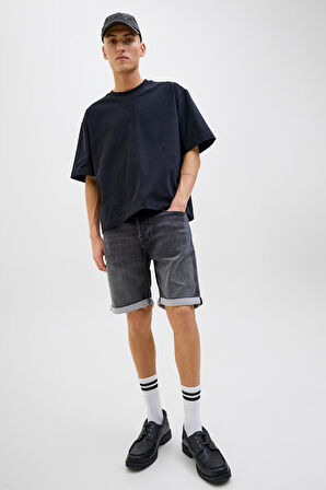 JACK JONES Erkek Siyah Shorts 12269501