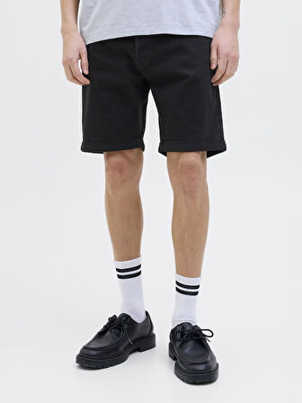 Jack & Jones Erkek Regular Fit Kot Şort - JJORiginal Rick Model 