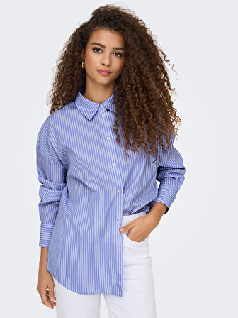 Only Kadın Regular Fit Düşük Omuz Gömlek - 15343842