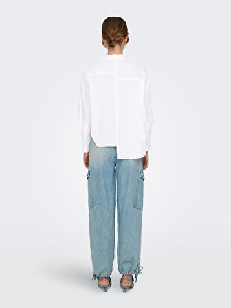Only Kadın Regular Fit Düşük Omuz Gömlek - 15343842