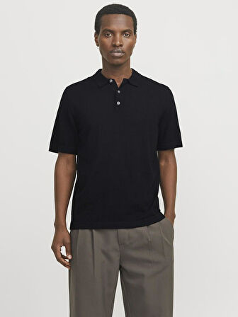 Jack Jones Emıl Knıt Relaxed Relax Fit Tiriko Erkek Polo Yaka Tişört 12268216