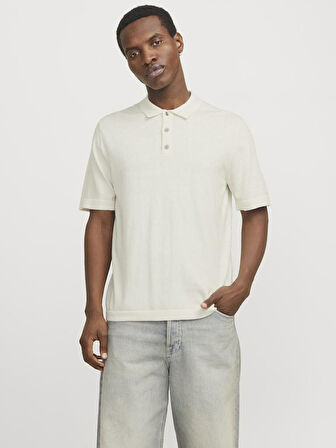 Jack Jones Emıl Knıt Relaxed Relax Fit Tiriko Erkek Polo Yaka Tişört 12268216
