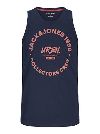 JACK JONES Erkek Lacivert Tank Top 12270462