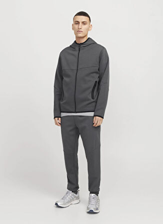 Jack & Jones Dar Açık Gri Erkek Eşofman Altı 12261991_JPSTWILL FUSION SWEAT PANT