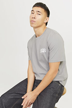 JJECORP LOGO TEE SS O-NECK NOOS A.GRİ