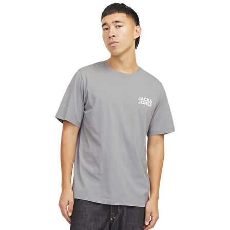 Jack & Jones 12151955 Jjecorp Logo Tee Ss O-Neck Noos Gri