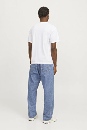 JJECORP GRAPHIC TEE  SS O-NECK NOOS BEYAZ