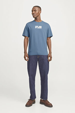 JJECORP GRAPHIC TEE  SS O-NECK NOOS BULUT 