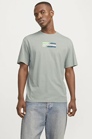 JJECORP GRAPHIC TEE  SS O-NECK NOOS AÇIK YEŞİL