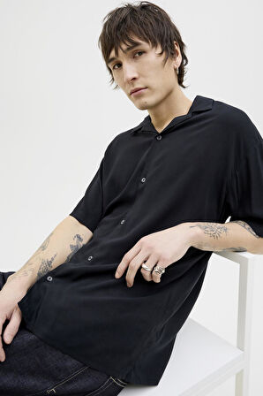 JJEJEFF SOLID RESORT SHIRT S/S SN 